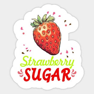 Strawberry Sugar Sticker